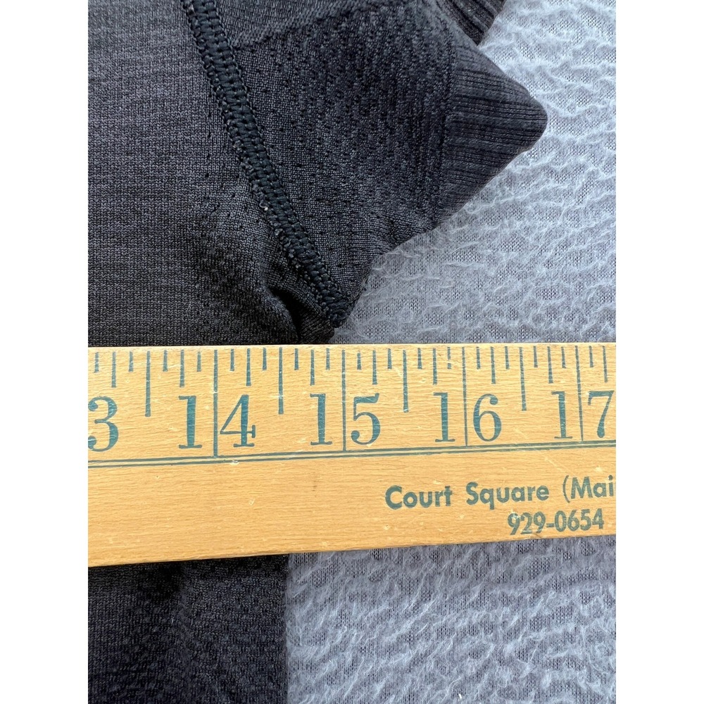 Lululemon Swiftly Tech Short Sleeve Crew Athletic Shirt Black Gray Women Size 4 - Picture 3 of 8